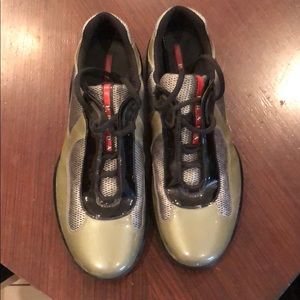 Used men’s Prada sneakers size 8 (European) 9.5 US